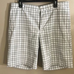 Nike Men's Athletic Shorts - Gray Checkered
